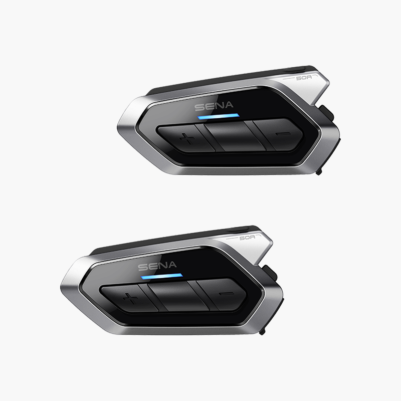 Sena 50R – Ultraflaches Motorrad Mesh 3.0 Intercom mit Harman Kardon Sound