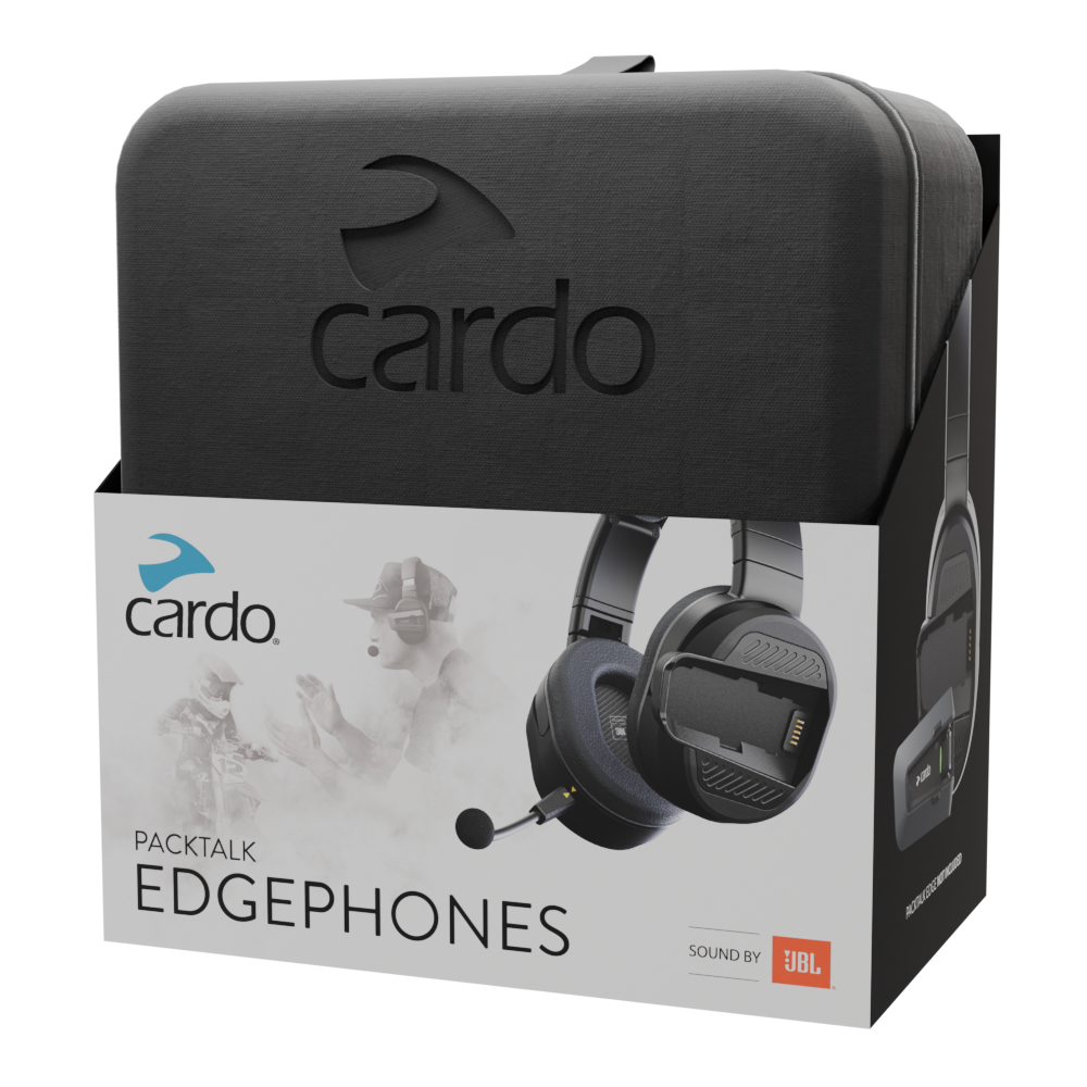 Cardo Packtalk Edgephones – Headset mit integrierter Mesh Kommunikation
