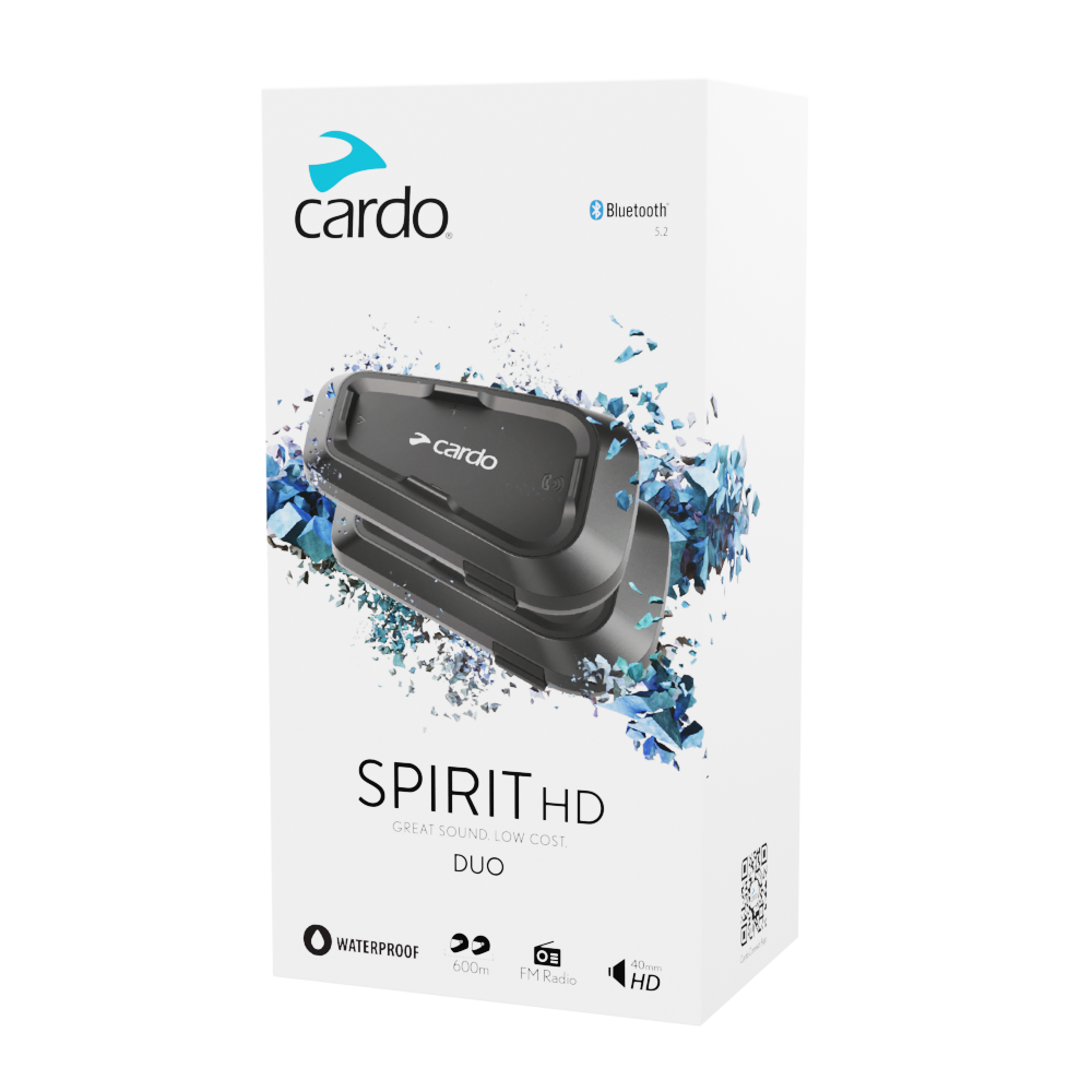 Cardo Spirit HD – Motorrad Bluetooth Intercom
