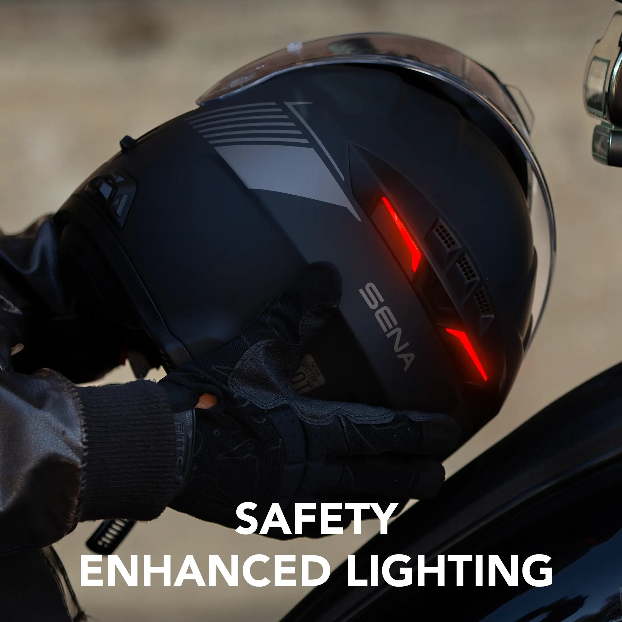 Sena Specter – Premium-Klapphelm mit Mesh 3.0, Harman Kardon 2. Gen & LED-Bremslicht