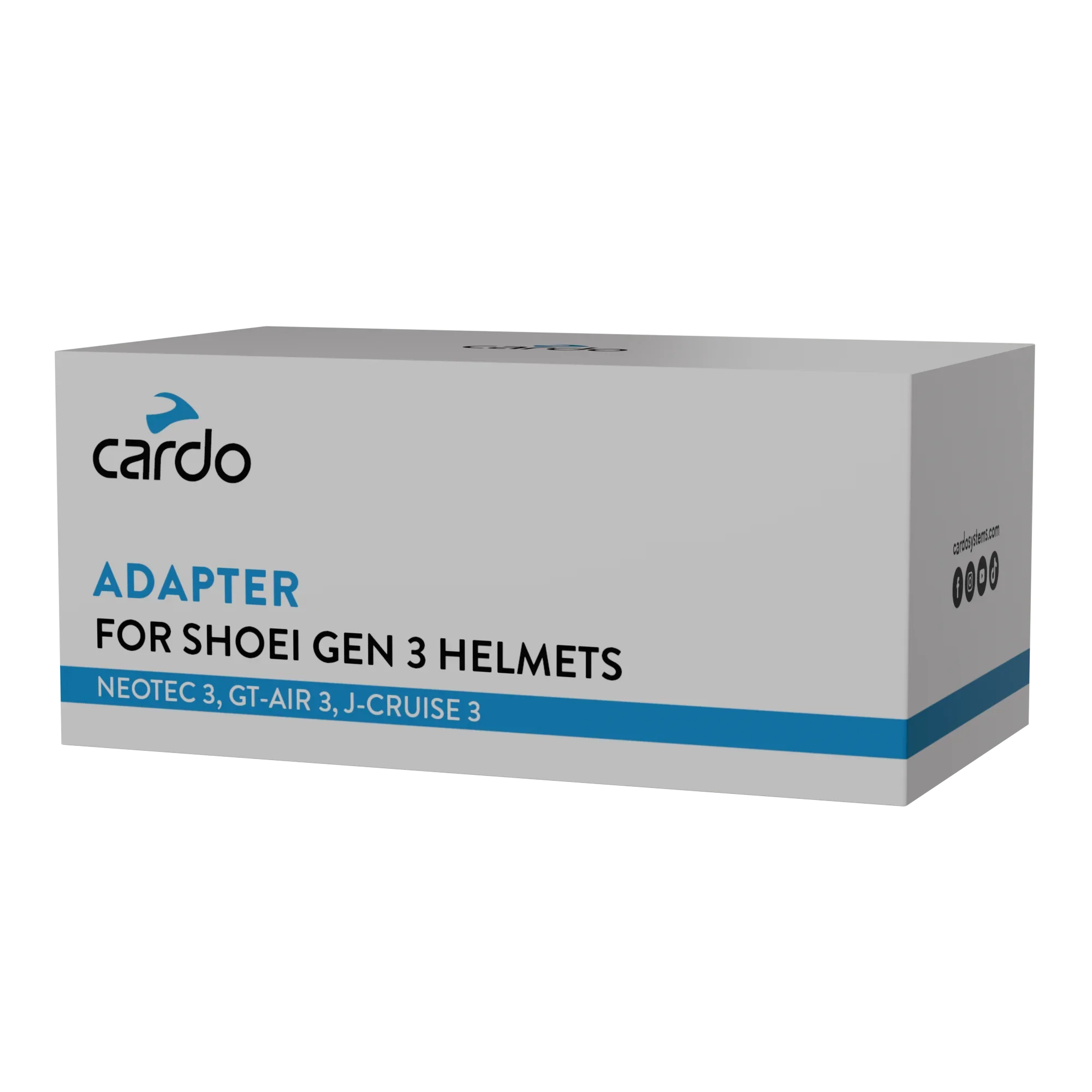 Cardo Adapter für Shoei Helme – Offizielle Helmhalterung