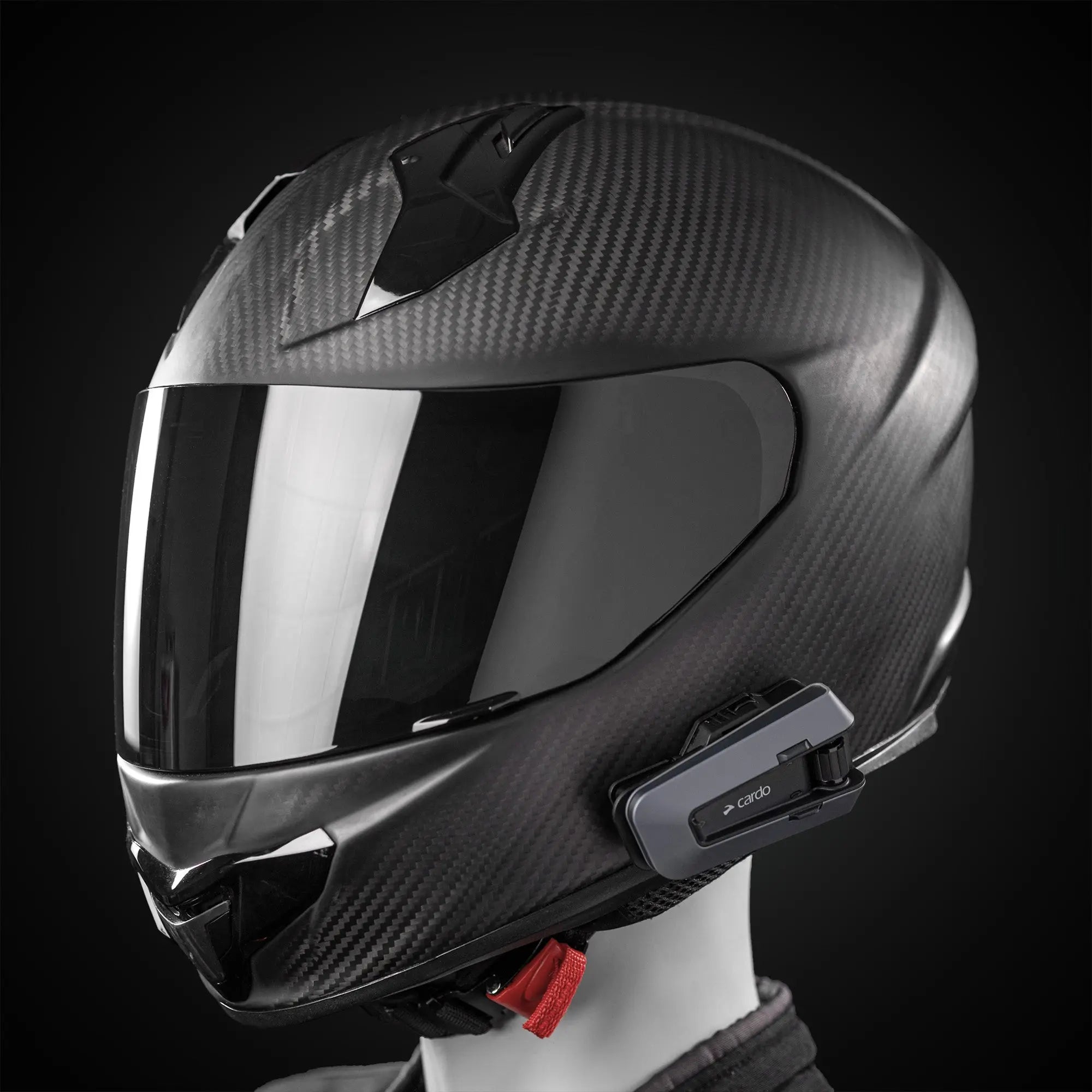 Cardo Packtalk Edge – Motorrad Mesh Intercom mit Air-Mount