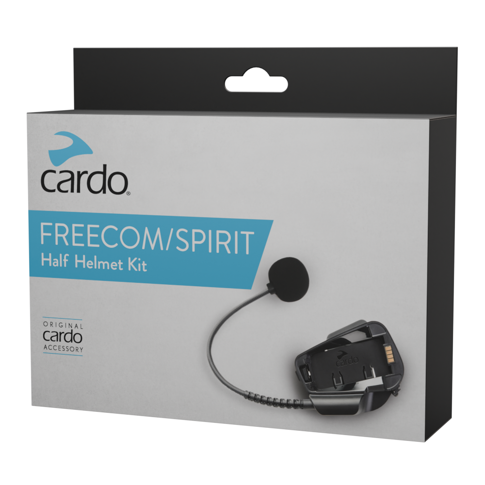 Cardo Freecom/Spirit Half Helmet Kit – Set für Jet- & Halbschalenhelme