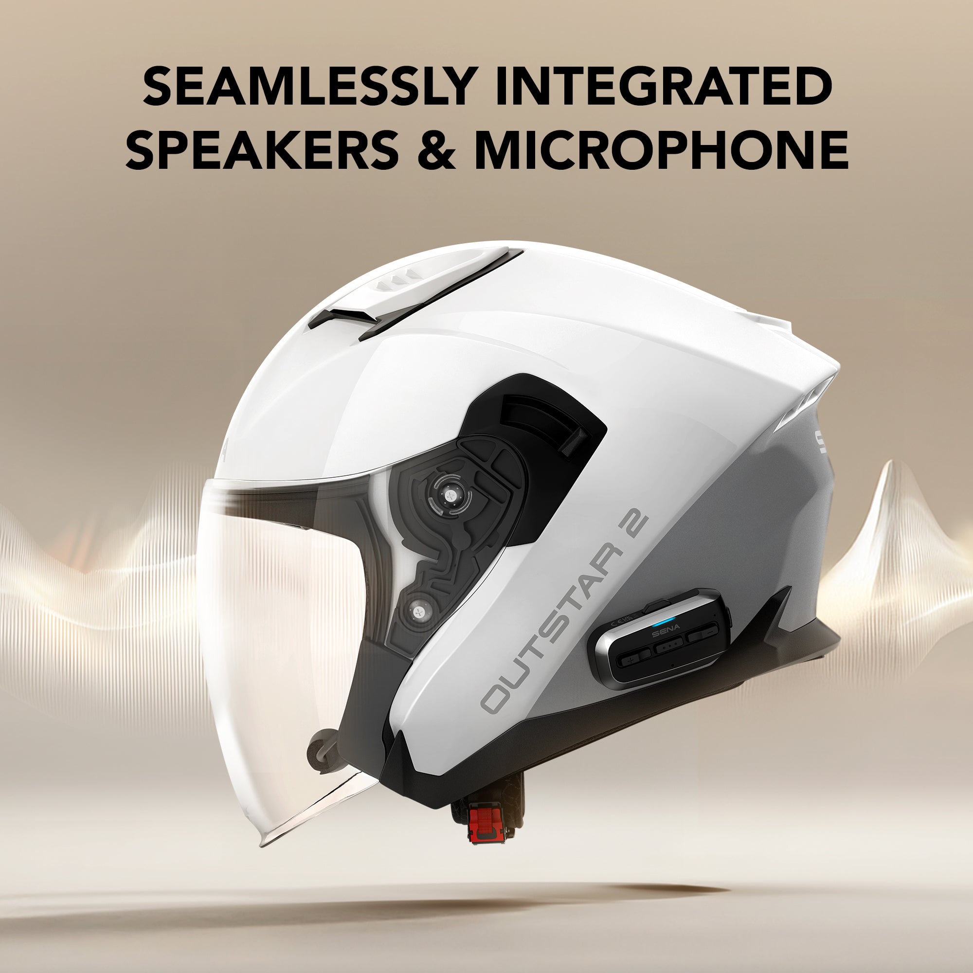 Sena Outstar 2 – Vernetzter Jethelm mit Mesh 3.0 & Wave Intercom