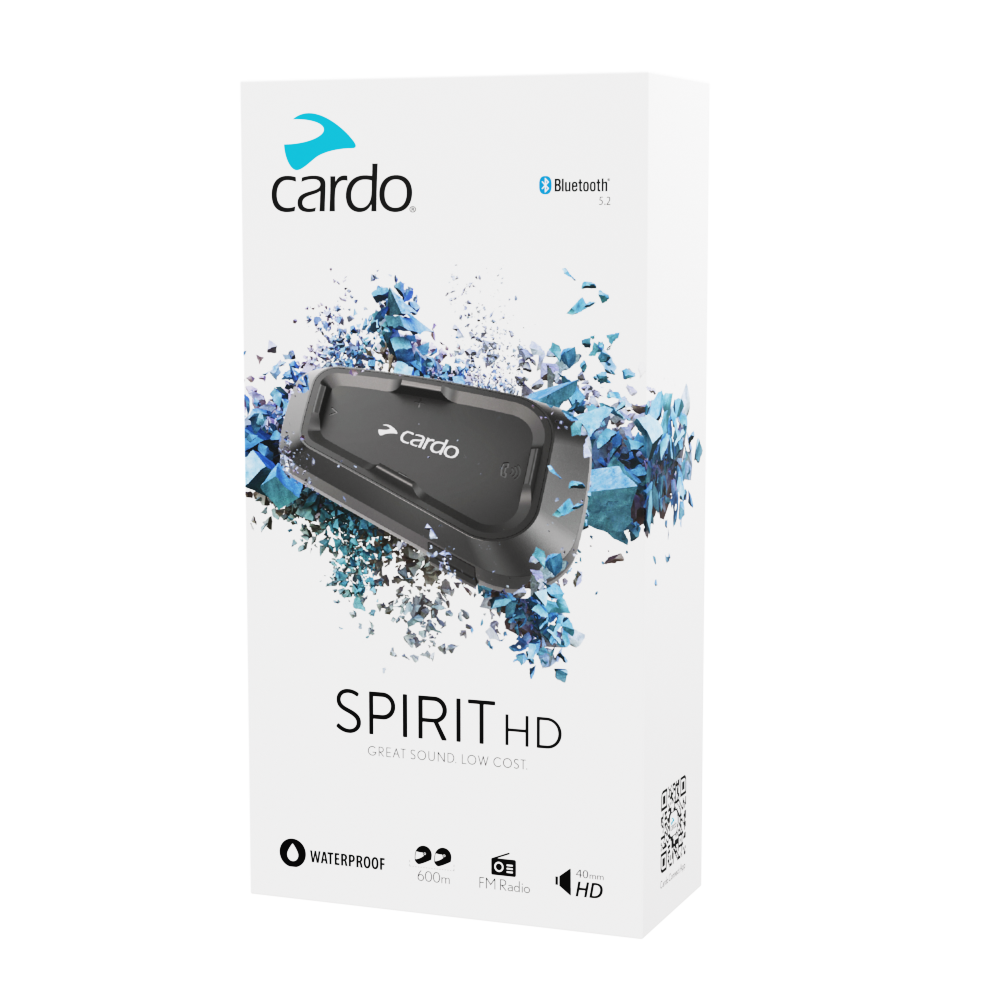 Cardo Spirit HD – Motorrad Bluetooth Intercom